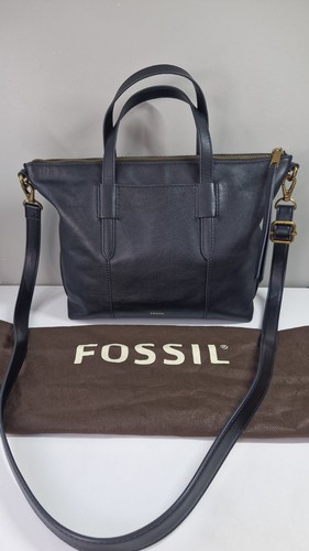 Fossil black leather - fossil,