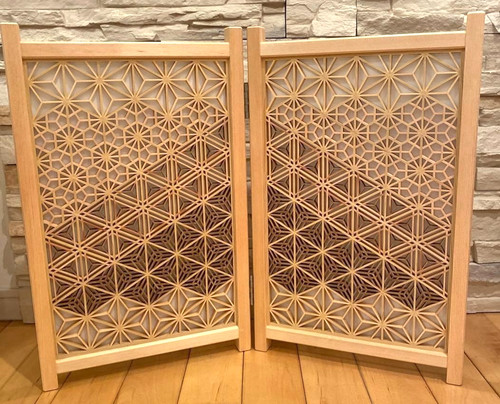 Japanese tsuitate kumiko craft - tsuitate,