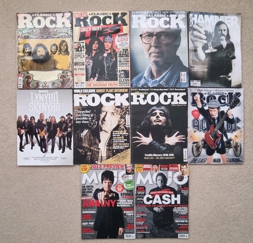 Classic rock magazine bundle - classic, x