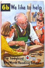 Vintage Ladybird Book– 6b We like to help–Peter & Jane–Early Ed–VGC +FREE COVER+