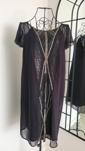 Massimo dutti black beaded - dutti,