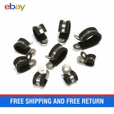 Rubber lined clips - lined, cable