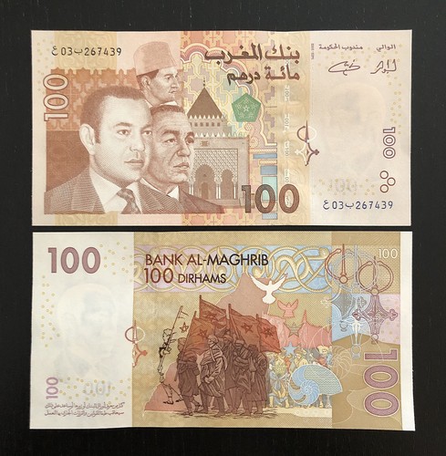 Morocco 100 dirhams 2002 unc - dirhams,