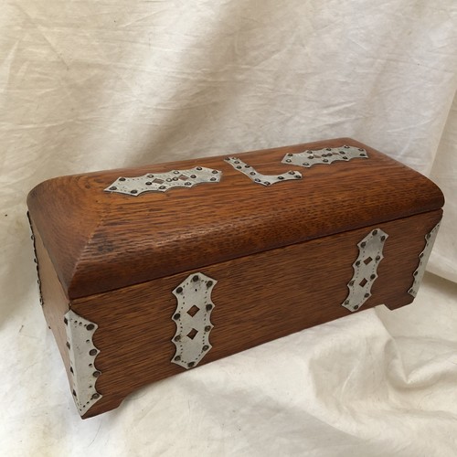 Vintage handmade tin - tin, punched