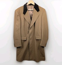 Crombie Covert Coat Men's Tan