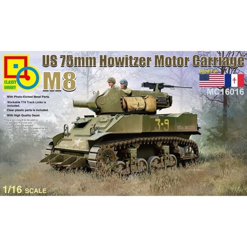 Classy hobby 75mm m8 - 1:16, us