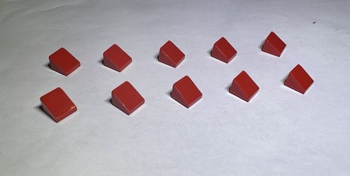 Lego lot bright red - of,