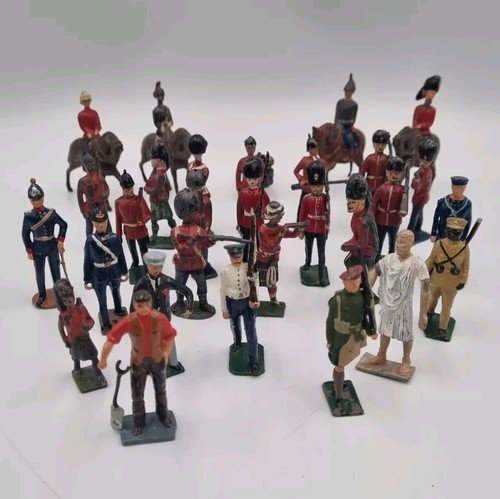 Vintage die cast - die-cast, soldiers