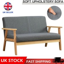 Wooden 2 Seater Sofa with