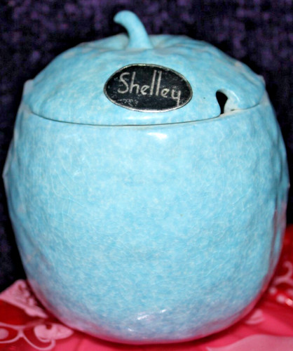 Shelley covered marmalade jar - shelley,