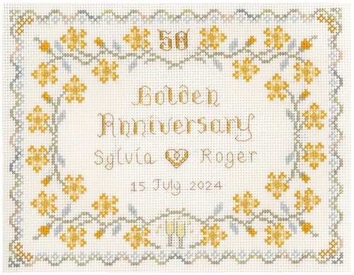 Golden wedding anniversary - wedding,