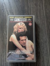 9 1/2 Half Weeks Vhs Video Kim Basinger Mickey Rourke CBS Fox