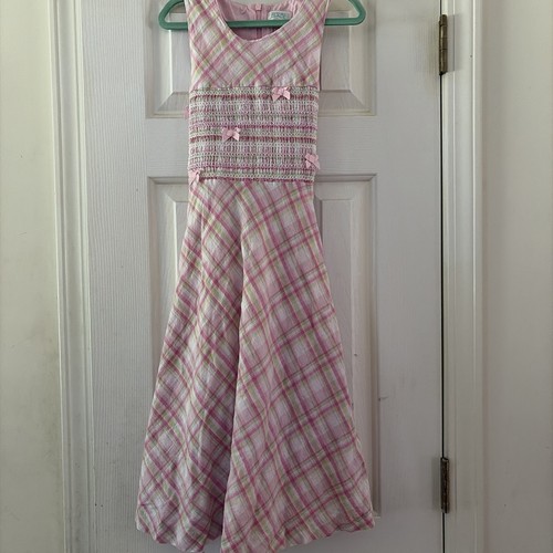 Place pink plaid linen - place,