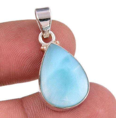 Natural larimar 13x18 - larimar,