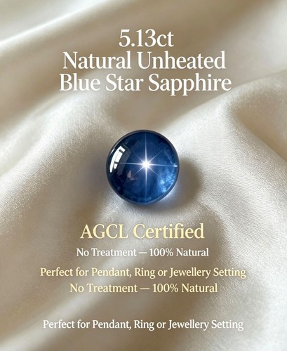 Natural corundum star sapphire - natural,