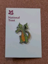 National Trust BODIAM CASTLE Dragon Charity Pin Badge