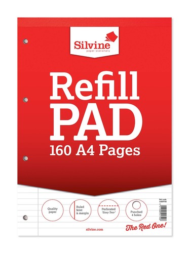 Silvine refill pad 160 - a4,