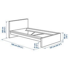 IKEA Malm Single Bed Frame