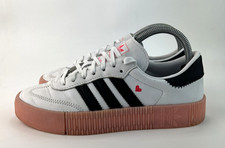 Adidas Originals Samba Rose Valentine Womens Trainers White Black Sneakers UK 5