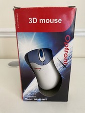 Boxed Optronix 3D Mouse Model OP-020WB Working