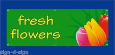 FRESH FLOWERS PVC BANNER