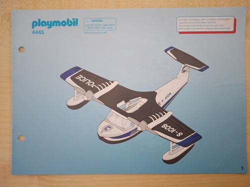 Playmobil instructions 4445