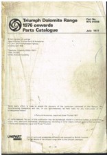 TRIUMPH DOLOMITE 1300 1500