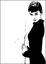 AUDREY HEPBURN A1 POP ART