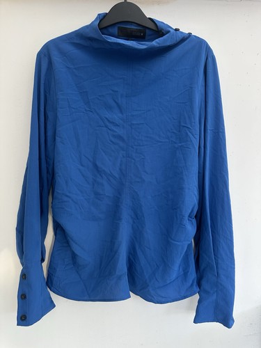 Zara womens blue roll - womens, neck