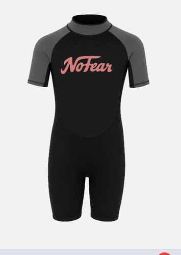 Fear girls shortie wetsuit - no,