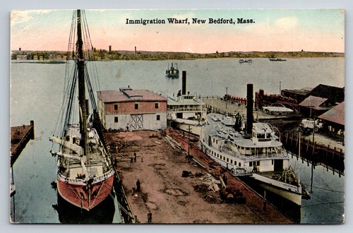Immigration wharf new bedford - new,