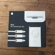 APPLE iPOD DOCK GENUINE UNIVERSAL DOCKING STATION A1153 REMOTE POWER AV MA242ZAB