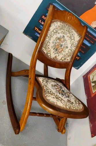 Antique vtg folding wood - antique,