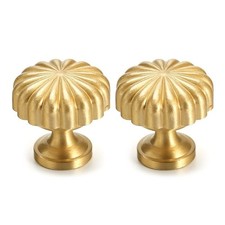 2Pcs Brass Cabinet Drawer