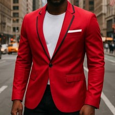 Mens Slim Fit Business Blazer