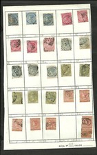 BRITISH JAMAICA LOT 28 OLD STAMPS VF