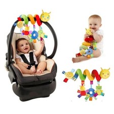 Baby Stroller Plush Rattle Toy