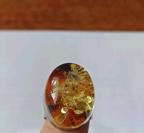 Natural baltic amber sterling - natural,