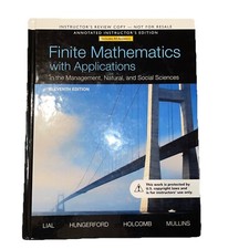 Finite Mathematics with