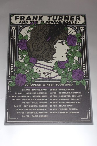 Frank turner hand - signed,