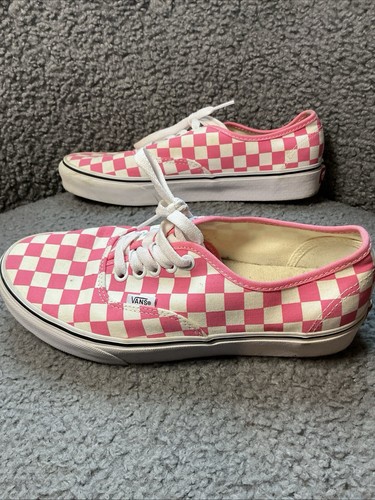 Vans laced pink - pink, checker