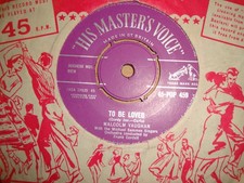 MALCOLM VAUGHAN,  TO BE LOVED,  HMV RECORDS 1958 EX+