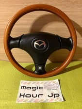 MAZDA Miata MX-5 Roadster Genuine NARDI Wood Steering Wheel NB6C  NB8C JDM MX5