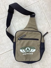 Airwalk Khaki Green Crossbody Bag - Unisex - Vintage 1990’s 