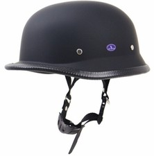 UK German Style Cruiser Chopper Biker Skull Motorcycle Half Helmet Open Face