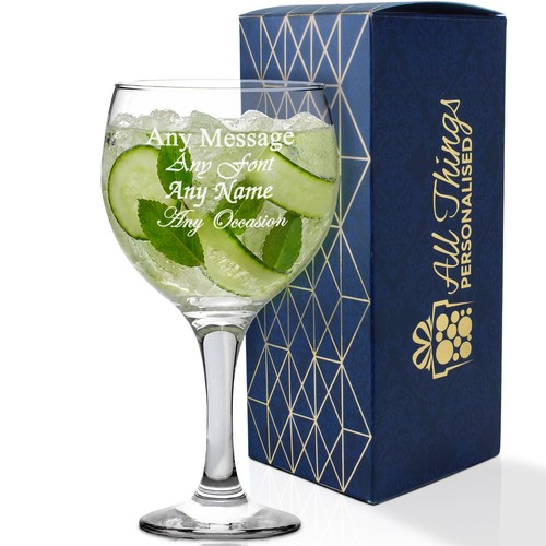Personalised engraved gin - engraved,