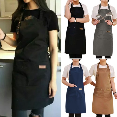 Denim canvas pockets - denim, apron