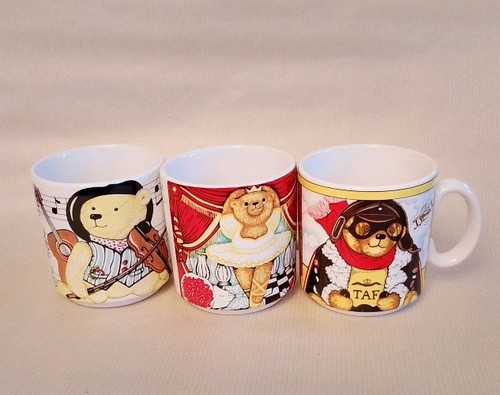 Three vintage wade teddy - wade,