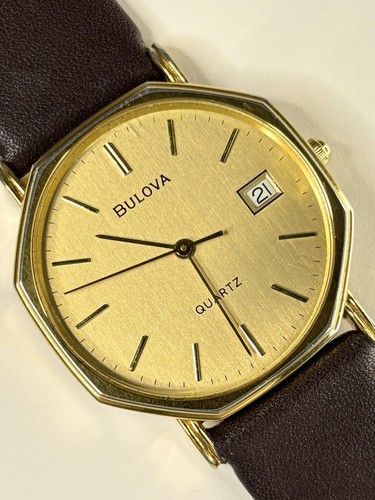Bulova vintage men date - vintage, men’s