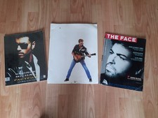 3 x George Michael books factfile, tour programme, face magazine